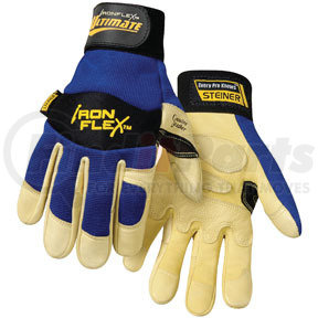 0914-L by STEINER - IronFlex® Ultimate™ Grain Goatskin Leather Palm Gloves, Large