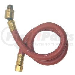 6224 by MOUNTAIN - 24 in., 1/4 in. ID x 1/4 in. NPT, M x F Whip Hose