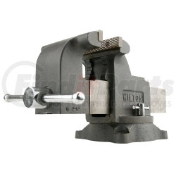 WS6 by WILTON - WS6, Shop Vise, 6" Jaw Width, 6" Jaw Opening, 3-1/2" Throat Depth