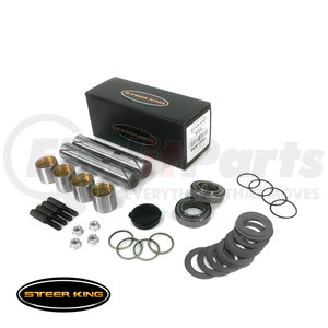 SKB12001 by STEER KING - King Pin Kit: No-Ream Bronze Bushing