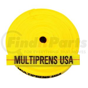 602 by MULTIPRENS - 2" Yellow Exterior Tiedown Webbing 300' Rolls BS 4,500 kgs/12,000 lbs