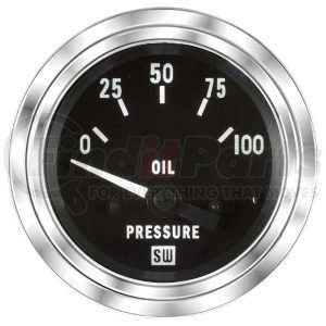 82305 by STEWART WARNER - Deluxe Oil Pressure Gauge