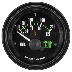 82740 by STEWART WARNER - Heavy Duty Plus Water Temp Gauge