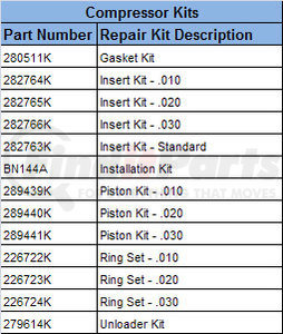 289823X by HALDEX - LikeNu Tu-Flo® TF400 Air Brake Compressor - Remanufactured, 4-Hole Base Mount, Pulley Driven, Air/Water Cooling