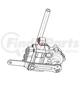 90555434 by HALDEX - Precision Response (PR Plus) Height Control Valve - With Normally Closed Dump Valve, Peterbilt Replacement