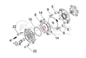 994317 by HORTON - Engine Cooling Fan Clutch Seal Kit