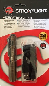 66608 by STREAMLIGHT - Flashlight Microstream USB - Coyote