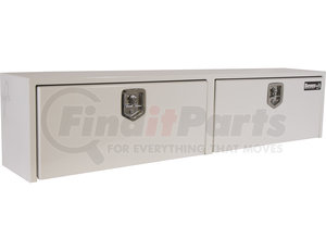 1702840 by BUYERS PRODUCTS - Truck Tool Box - White, Steel, Topsider, 16 x 13 x 72 in.