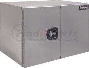 1705415 by BUYERS PRODUCTS - 18 x 18 x 60in. XD Smooth Aluminum Underbody Truck Box with Barn Door