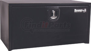 1732305 by BUYERS PRODUCTS - 18 x 18 x 36in. Black Steel Underbody Truck Box with 3-Point Latch