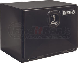 1742300 by BUYERS PRODUCTS - Truck Tool Box - Black Steel, Underbody, Die Cast, 18x18x24 in.