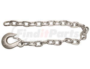 b03822sc by BUYERS PRODUCTS - 3/8X22in. Class 4 Trailer Safety Chain with 1in. Forged Slip Hook-30 Proof