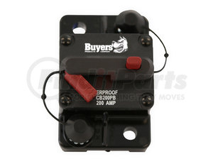 cb200pb by BUYERS PRODUCTS - CB Series Circuit Breaker - 200 Amp, with Manual Push-To-Trip, Surface Mounting