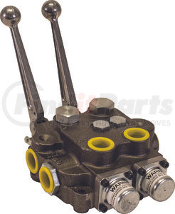 hv211aag2ed0 by BUYERS PRODUCTS - 2 Spool Directional Control Valve 4-Way Spring Center/4-Way Spring Center/PB