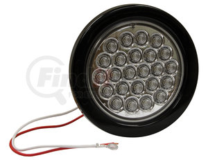 5624324 by BUYERS PRODUCTS - 4 Inch Clear Round Backup Light Kit With 24 LEDs (PL-2 Connection, Includes Grommet and Plug)