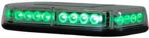 8891048 by BUYERS PRODUCTS - Lightbar, Mini, LED, 12-24 Vdc, Green, Mag/