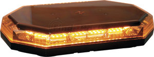 8891060 by BUYERS PRODUCTS - 15in. Octagonal LED Mini Light Bar - Amber