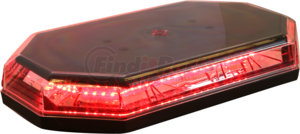 8891063 by BUYERS PRODUCTS - Lightbar, Mini, LED, 12-24 Vdc, Red-Mag/Perm
