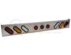 8891168 by BUYERS PRODUCTS - Light Bar - 66 inches, Oval, LED, with Reverse Lights