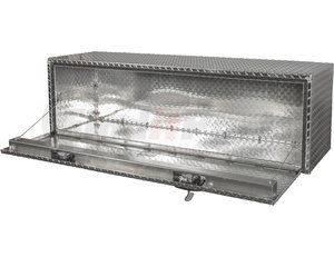 1705115 by BUYERS PRODUCTS - 18 x 18 x 60in. Diamond Tread Aluminum Underbody Truck Box