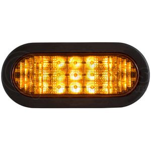 SL67AO by BUYERS PRODUCTS - 6in. Amber Oval Recessed Strobe Warning Light with 19 LED