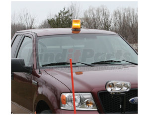 sl665a by BUYERS PRODUCTS - Tall Class 2 6in. Wide LED Beacon