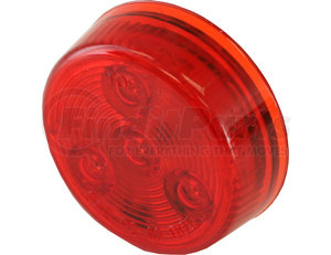 5622154 by BUYERS PRODUCTS - 2in. Red Round Marker/Clearance Light with 4 LEDs (Light Only)