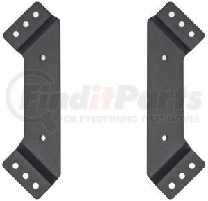 8891010 by BUYERS PRODUCTS - Aluminum Mounting Brackets for Octagonal 30 LED Mini Light Bar