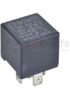 0986AH0614 by BOSCH - Mini Relay 24V, 20A, 5 Terminals, SPDT, Continuous