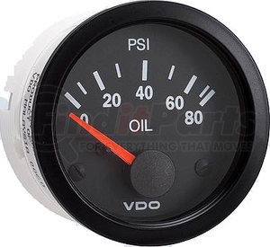 350-104 by VDO - GAUGE PRESS OIL 80PS