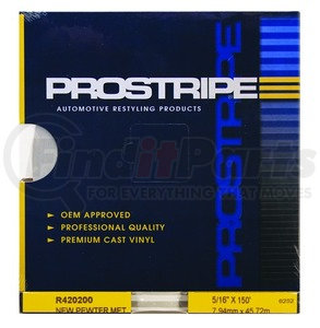 R420200 by PROSTRIPE - 5/16" x 150' Multistripes New Pewter Metallic