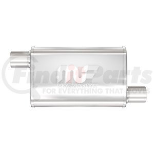 11235 by MAGNAFLOW EXHAUST PRODUCT - Straight-Through Performance Muffler; 2.25in. Offset/Offset;  4x14x9 Body