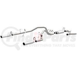 16520 by MAGNAFLOW EXHAUST PRODUCT - Street Series Stainless Cat-Back System