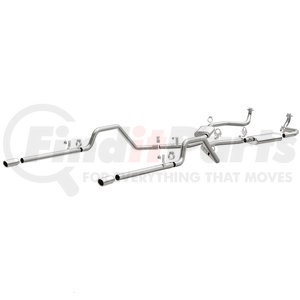 16724 by MAGNAFLOW EXHAUST PRODUCT - Street Series Stainless Crossmember-Back System