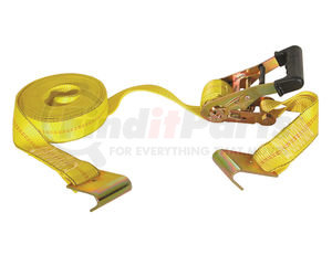 RTD12271F by BUYERS PRODUCTS - 2in. x 27 Foot Ratchet Strap with Flat Hooks