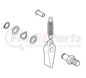 393692 by ALEMITE - Pawl Assembly Repair Kit - Repair Kit, Includes Pawl Components