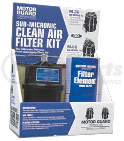 M100 by MOTOR GUARD - Clean Air Filter Kit - M100