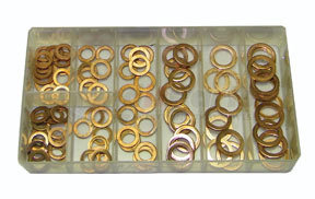 BRC7 by SUR&R AUTO PARTS - Heavy Duty Copper Washer Assortment Kit