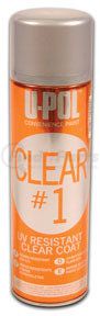 UP0796 by U-POL PRODUCTS - U-POL Premium Aerosols: Clear #1, High Gloss Clearcoat, 15oz