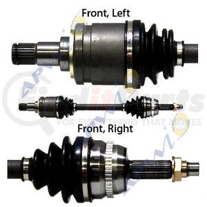 TO8224A by APW INTERNATIONAL - CV Half- Shaft