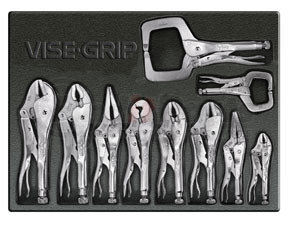 1078TRAY by IRWIN - 10Pc The Original™ Locking Pliers Tray Set