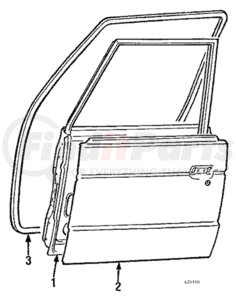 MB593049 by MITSUBISHI - Door Shell