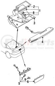 MR339791 by MITSUBISHI - Lens - for Mitsubishi 3000GT (1991-1996)