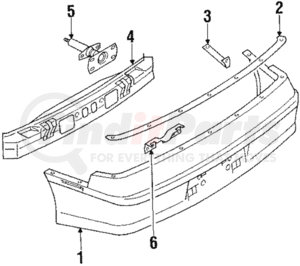 MB631114 by MITSUBISHI - Bumper Cover