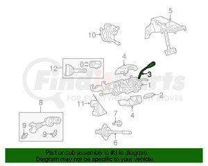 05057135AD by MITSUBISHI - Shift Lever