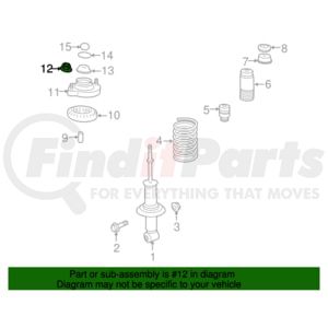 MF434105 by MITSUBISHI - Strut Mount Nut