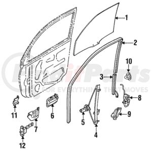 MB632692 by MITSUBISHI - Window Regulator