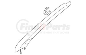 MR619793 by MITSUBISHI - Windshield Pillar Trim