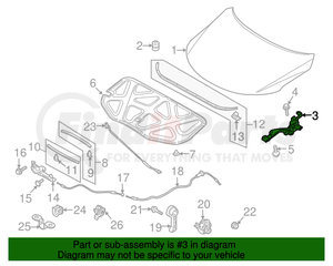 79110-1M000 by KIA - XXX HINGE ASSY