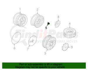 0K9A2-37160 by KIA - XXX WHEEL NUT